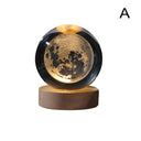 3D Moon LED: Crystal Lamp - Elegant Night Light for Home 3D Moon LED: Crystal Lamp - Elegant Night Light for Home