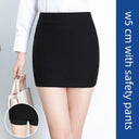 Chic Gray Elastic Skirt: Modern Woman's Fashion Upgrade Chic Gray Elastic Skirt: Modern Woman's Fashion Upgrade