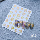 3D Sakura Blossom Nail Art Stickers for Elegant Designs 3D Sakura Blossom Nail Art Stickers for Elegant Designs