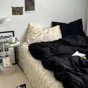 Ins Heart Floral Duvet Cover Set Pillowcases Soft Linens Ins Heart Floral Duvet Cover Set Pillowcases Soft Linens