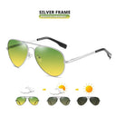 Unisex Polarized Photochromic Pilot Sunglasses for Driving Unisex Polarized Photochromic Pilot Sunglasses for Driving