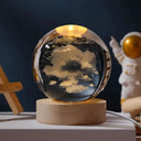 Moon Light 3D Crystal Ball Galaxy Night Light Decor Moon Light 3D Crystal Ball Galaxy Night Light Decor