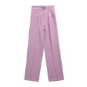 Vintage Chic High-Waist Pants for Modern Office Style Vintage Chic High-Waist Pants for Modern Office Style