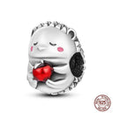 Sterling Silver Red Heart Beads for Pandora Jewelry Gifts Sterling Silver Red Heart Beads for Pandora Jewelry Gifts
