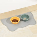 Pet Cat Bowl Mat Silicone Nonstick Waterproof Feeding Pad Pet Cat Bowl Mat Silicone Nonstick Waterproof Feeding Pad
