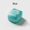 Silicone Dog Brush Shampoo Massager Bath Grooming Tool Dispenser Silicone Dog Brush Shampoo Massager Bath Grooming Tool Dispenser