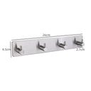 Stylish Stainless Steel Bathroom Hook Set Elegant Storage Solution Stylish Stainless Steel Bathroom Hook Set Elegant Storage Solution