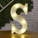 Battery Operated LED Alphabet Lights for Home Party Decor Battery Operated LED Alphabet Lights for Home Party Decor