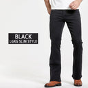Mens Boot Cut Jeans Slightly Flared Slim Fit Denim Pants Mens Boot Cut Jeans Slightly Flared Slim Fit Denim Pants