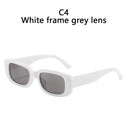 Trendy Vintage Rectangle Sunglasses for Women UV400 Shades Trendy Vintage Rectangle Sunglasses for Women UV400 Shades