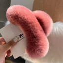 Crab Plush Fur Hair Clip Trendy Accessory For Girls Crab Plush Fur Hair Clip Trendy Accessory For Girls