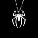 Spider Halloween Pendant Cross Chain Necklace Gothic Gift Spider Halloween Pendant Cross Chain Necklace Gothic Gift