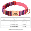 Large Dog Collar: Personalized Nylon Pet Collar for Dogs Large Dog Collar: Personalized Nylon Pet Collar for Dogs