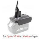 18V Battery Adapter Makita Dewalt Milwaukee Dyson V6 V7 V8 18V Battery Adapter Makita Dewalt Milwaukee Dyson V6 V7 V8