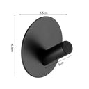 Stainless Steel Wall Hook Organizer for Towels and Keys Stainless Steel Wall Hook Organizer for Towels and Keys