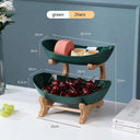 Elegant Wooden Fruit Tray with Partition Stylish Dining Set Elegant Wooden Fruit Tray with Partition Stylish Dining Set