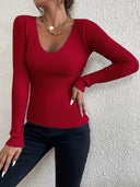 Cozy V Neck Pullover Sweater for Effortless Style Wear Cozy V Neck Pullover Sweater for Effortless Style Wear