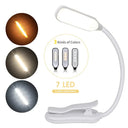 7 LED Book Light USB Rechargeable Reading Lamp Portable 7 LED Book Light USB Rechargeable Reading Lamp Portable