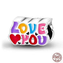 Sterling Silver Red Heart Beads for Pandora Jewelry Gifts Sterling Silver Red Heart Beads for Pandora Jewelry Gifts