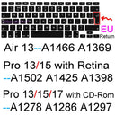 Macbook Air Silicone Keyboard Cover Dustproof Waterproof Skin Macbook Air Silicone Keyboard Cover Dustproof Waterproof Skin