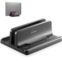 Vertical Laptop Stand Dual-Slot Adjustable Dock Space Saver Vertical Laptop Stand Dual-Slot Adjustable Dock Space Saver