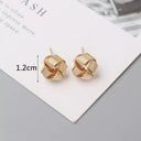 Gold Twist Stud Earrings: Elevate Your Style Elegantly Gold Twist Stud Earrings: Elevate Your Style Elegantly
