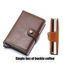 RFID Leather Wallet Card Holder With Secure Features RFID Leather Wallet Card Holder With Secure Features