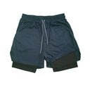 Men's Double Layer Fitness Shorts Stay Cool and Comfy Men's Double Layer Fitness Shorts Stay Cool and Comfy