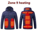 Heated Jacket USB Intelligent Dual Control 9 To 19 Zone Warm Heated Jacket USB Intelligent Dual Control 9 To 19 Zone Warm