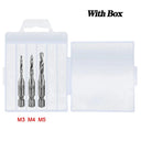 Tap Drill Bit Set Titanium Plated HSS Screw Thread Hex Shank Kit Tap Drill Bit Set Titanium Plated HSS Screw Thread Hex Shank Kit