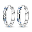 Zircon Heart Shaped Silver Earrings Elegant Gift for Women Zircon Heart Shaped Silver Earrings Elegant Gift for Women