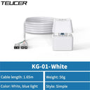 TEUCER LED Lights Computer Power Switch with Mechanical Button TEUCER LED Lights Computer Power Switch with Mechanical Button
