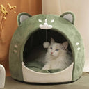 Cozy Cat Bed: Soft & Cute House for Small Pets Comfort Cozy Cat Bed: Soft & Cute House for Small Pets Comfort