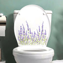 Green Plant Leaves Bathroom Wall Sticker Waterproof Decor Green Plant Leaves Bathroom Wall Sticker Waterproof Decor