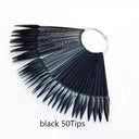 Clear Oval Fan Style False Nail Tips Display Stand Kit Set Clear Oval Fan Style False Nail Tips Display Stand Kit Set