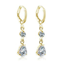 Starlight Elegance Sterling Silver Star Stud Earrings Zircon Starlight Elegance Sterling Silver Star Stud Earrings Zircon