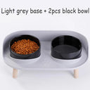Adjustable Cat Double Bowls Feeder for Healthy Eating Adjustable Cat Double Bowls Feeder for Healthy Eating