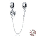Sparkling Zircon Heart Charm Pendant Sterling Silver Jewelry Sparkling Zircon Heart Charm Pendant Sterling Silver Jewelry