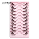 Wispy Faux Mink Half Lashes for Eye Enhancement Comfort Wispy Faux Mink Half Lashes for Eye Enhancement Comfort