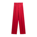 Vintage Chic High-Waist Pants for Modern Office Style Vintage Chic High-Waist Pants for Modern Office Style