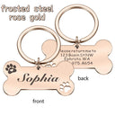 Personalized Steel Pet Name Tags for Dogs and Cats Personalized Steel Pet Name Tags for Dogs and Cats