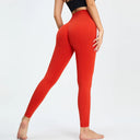 Nude Yoga Pants for Women High Waist Seamless Hip Lifting Fitness Design Nude Yoga Pants for Women High Waist Seamless Hip Lifting Fitness Design