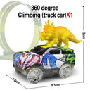 Climbing Dinosaur Track Adventure Playset Flexible Cars Climbing Dinosaur Track Adventure Playset Flexible Cars