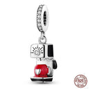 Sterling Silver Red Heart Beads for Pandora Jewelry Gifts Sterling Silver Red Heart Beads for Pandora Jewelry Gifts
