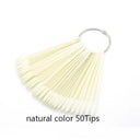 Clear Oval Fan Style False Nail Tips Display Stand Kit Set Clear Oval Fan Style False Nail Tips Display Stand Kit Set