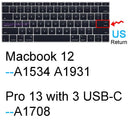 Macbook Air Silicone Keyboard Cover Dustproof Waterproof Skin Macbook Air Silicone Keyboard Cover Dustproof Waterproof Skin