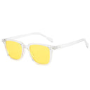 Tony Stark Rectangle Sunglasses for Men with Blue Lens Tony Stark Rectangle Sunglasses for Men with Blue Lens