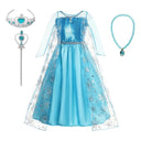 Snow Queen Elsa Princess Dress: Enchanting Frozen Costume Snow Queen Elsa Princess Dress: Enchanting Frozen Costume