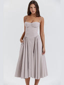 Elegant Wedding Events Corset Dress Sexy Strapless Midi 2024 Elegant Wedding Events Corset Dress Sexy Strapless Midi 2024