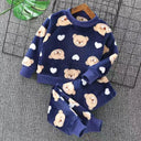 Cozy Fleece Hooded Set for Trendy Toddlers Winter Wear Cozy Fleece Hooded Set for Trendy Toddlers Winter Wear